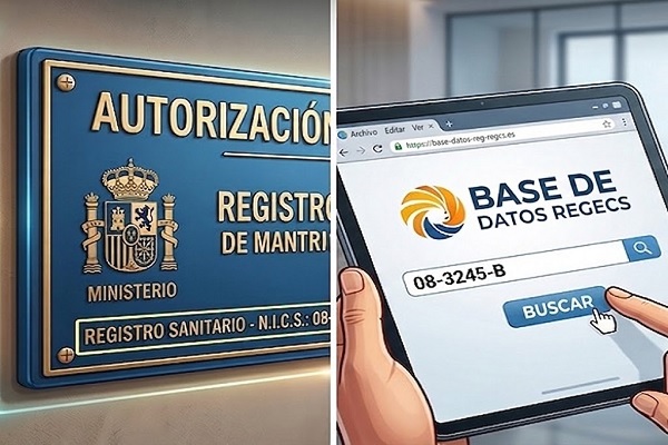 se muestra tanto el registro como la forma de comprobar si la clínica capilar esta resgistrada legalmente