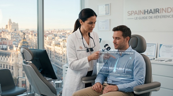 Consultation et diagnostic médical avancé par un chirurgien qualifié en France pour une greffe de cheveux fiable.